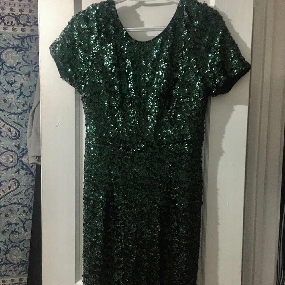 Lulu sequin cocktail dress.